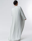 Polished Layer Abaya in Light Green