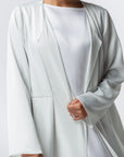 Polished Layer Abaya in Light Green