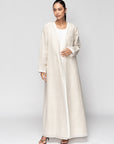 Linen Abaya in Beige RTW