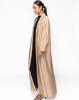 Flowy Caramel Abaya