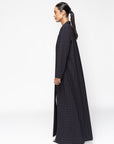 Textured Abaya in Black