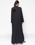 Textured Abaya in Black