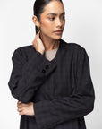 Textured Abaya in Black