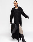 Elegant Winter Abaya in Black