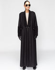 Winter Abaya Jacket Style with Fur Details