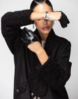 Winter Abaya Jacket Style with Fur Details