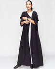 Warm Layer Abaya in Charcoal Gray