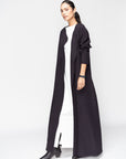 Warm Layer Abaya in Charcoal Gray