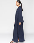 Tencel Twill Abaya in Blue