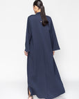 Tencel Twill Abaya in Blue