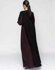 Warm Layer Abaya in Black Brown