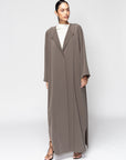 Textured Olive Green Abaya