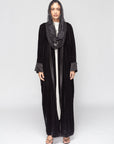 Velvet Abaya in Black