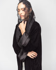 Velvet Abaya in Black