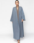 The Reversible Abaya in Blue-Brown