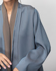 The Reversible Abaya in Blue-Brown