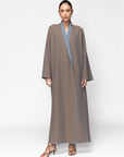 The Reversible Abaya in Blue-Brown