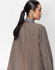 The Reversible Abaya in Blue-Brown