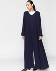 Warm Layer Abaya in Navy Blue