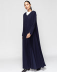 Warm Layer Abaya in Navy Blue