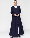 Warm Layer Abaya in Navy Blue