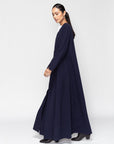 Warm Layer Abaya in Navy Blue