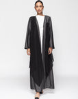 Metallic Multi Layer Abaya RTW