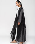 Metallic Multi Layer Abaya RTW