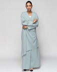 Drape Jacket Abaya in Mint Green