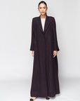 Winter Abaya in Deep Purple Missoni