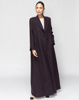 Winter Abaya in Deep Purple Missoni