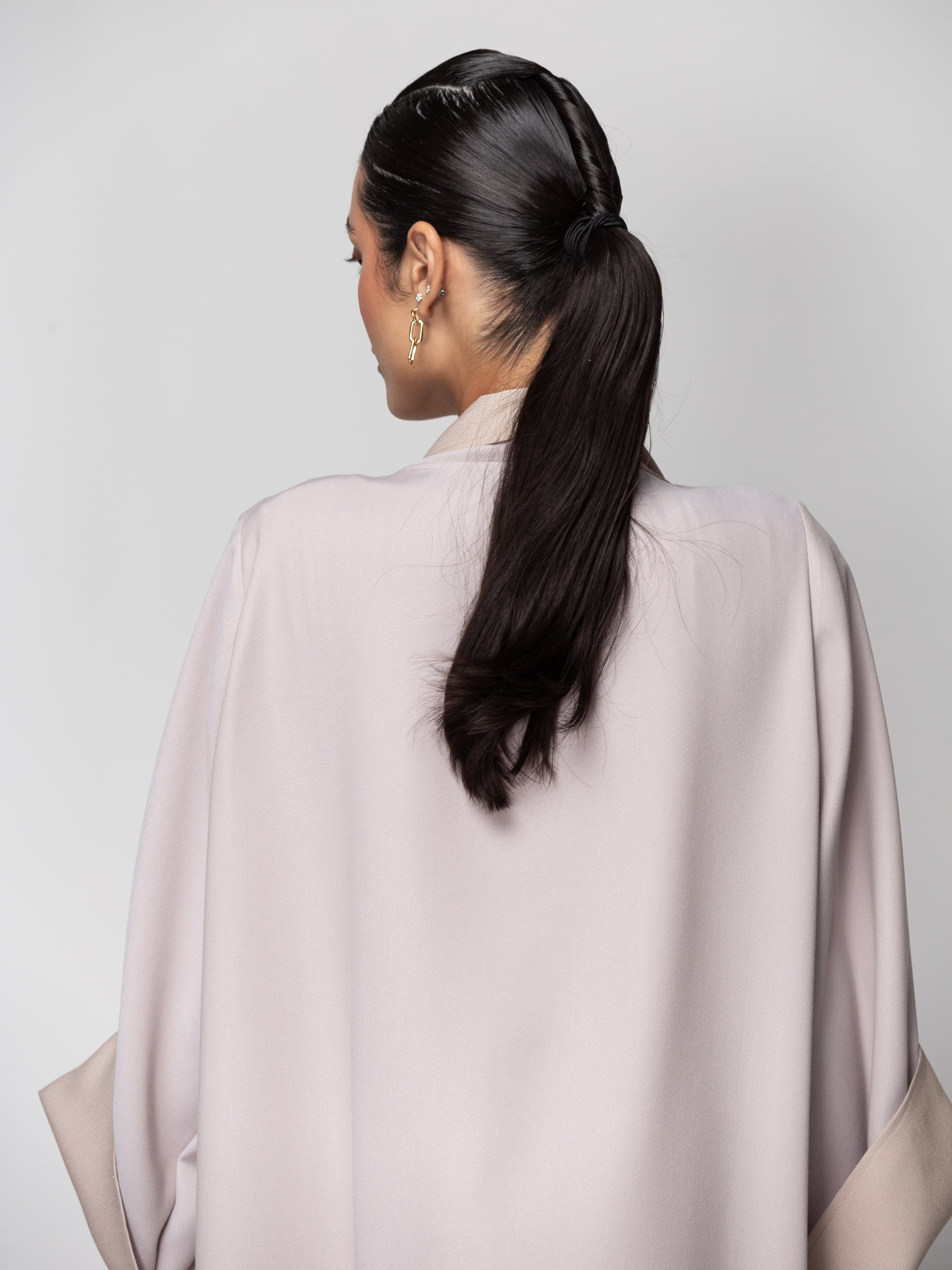 Reversible Abaya in Blush-Lavender