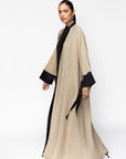 Flowy Golden Beige Abaya