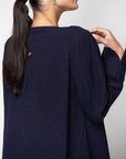 Warm Layer Abaya in Navy Blue