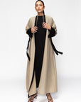 Flowy Golden Beige Abaya