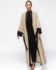 Flowy Golden Beige Abaya