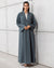 Tencel Twill Abaya in Teal