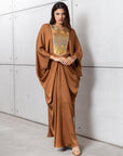 Butterfly Limited Kaftan in Golden Bronze