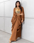 Butterfly Limited Kaftan in Golden Bronze