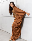 Butterfly Limited Kaftan in Golden Bronze