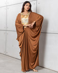 Butterfly Limited Kaftan in Golden Bronze