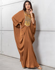 Butterfly Limited Kaftan in Golden Bronze