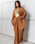 Butterfly Limited Kaftan in Golden Bronze