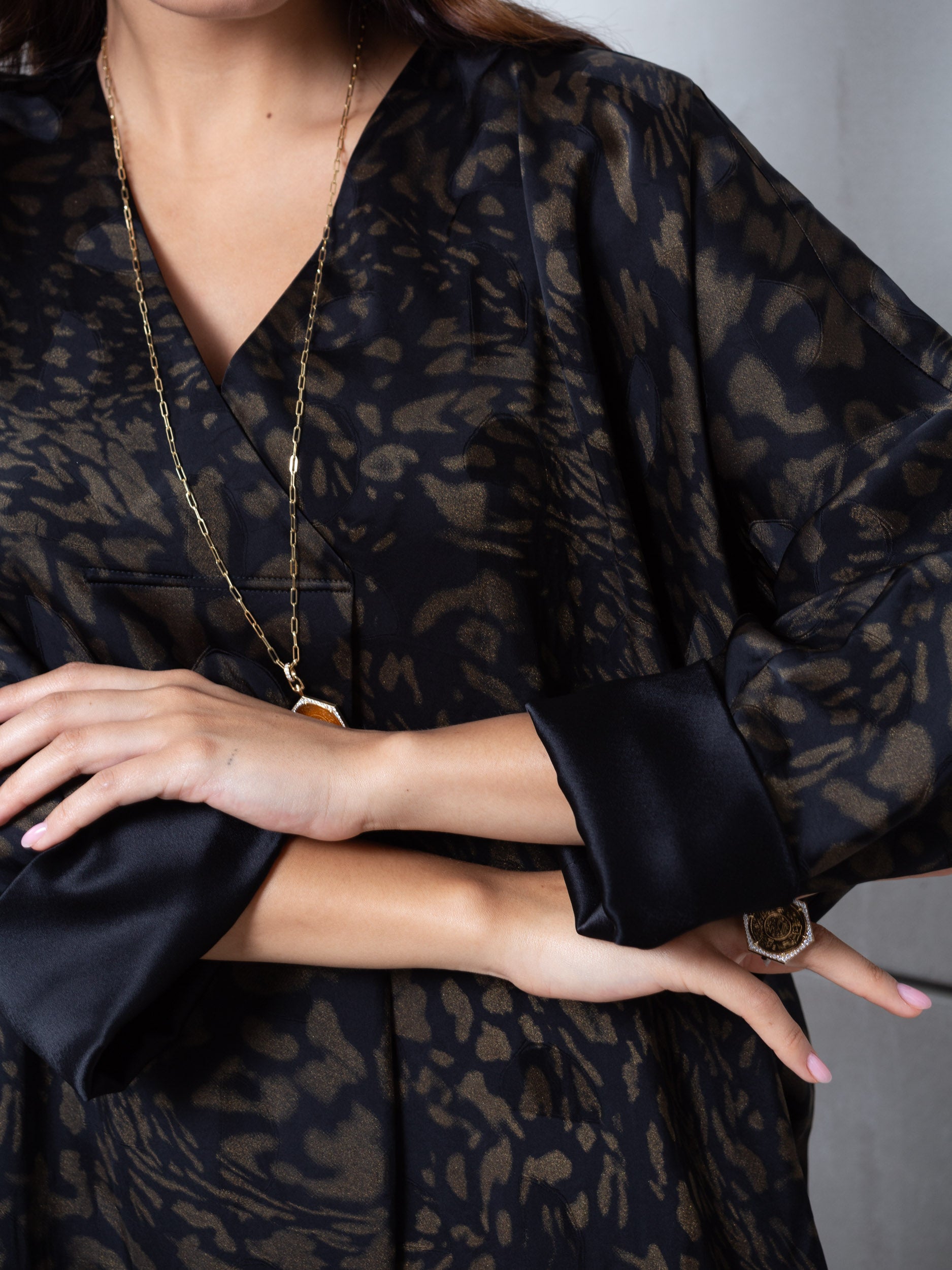 Midnight Noir Kaftan