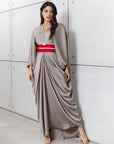 Butterfly Limited Kaftan in Silver Gray