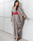 Butterfly Limited Kaftan in Silver Gray