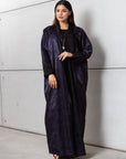 Reversible Abaya in Plum & Black