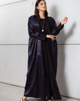 Reversible Abaya in Plum & Black