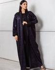 Reversible Abaya in Plum & Black