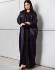 Reversible Abaya in Plum & Black